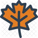 Maple Leaf Maple Autumn Icon