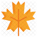 Maple Leaf America Autumn Icon