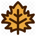Maple Leaf Nature Autumn Icon