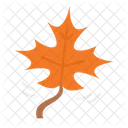 Botanical Maple Leaf Garden Icon