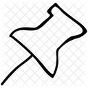 Mapmarker Pin Push Icon