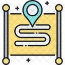 Carta geografica  Icon