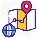 Carta geografica  Icon