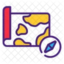 Carta geografica  Icon