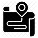 Mappa Della Posizione Posizione Root Icon