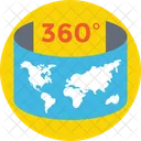 Mappa a 360 gradi  Icon