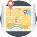 Mappa Segnaposto Localizzatore Icon