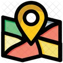 Mappa Segnaposto Localizzatore Icon