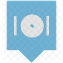 Mapping Pin Eating Icon