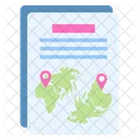 Maps File Document Icon