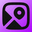 Maps Square Location Place Icon