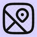 Maps Square Location Place Icon