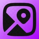 Maps Square Location Place Icon