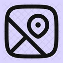 Maps Square Location Place Icon