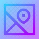 Maps Square Location Place Icon