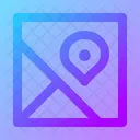 Maps Square Location Place Icon