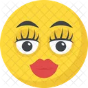 Maquillage Emoticone Amour Icône