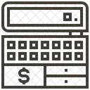 Maquina Dinero Venta Al Por Menor Icono