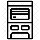 Caixa Eletronico Dinheiro Maquina Ícone