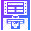 Caixa Eletronico Retirada De Dinheiro Dinheiro Ícone