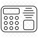Maquina biometrica  Icono