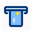 Máquina de dinero con tarjeta  Icono