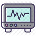 Máquina de electrocardiograma  Icono