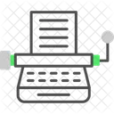 Máquina de escrever  Ícone