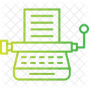 Máquina de escrever  Ícone