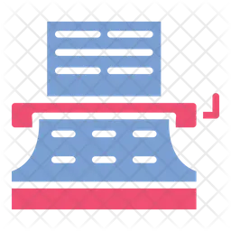 Máquina de escrever  Ícone