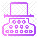 Maquina De Escrever Jornalista Pagina Icon