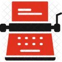 Maquina De Escribir Guion Guion Icono