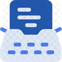 Maquina De Escribir Maquina De Escribir Icono