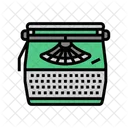 Maquina De Escribir Industria Automatizacion Icono
