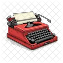 Maquina De Escribir Icono