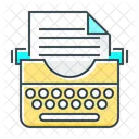 Contenido Redaccion De Contenido Texto Icono