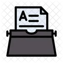 Máquina de escribir  Icono