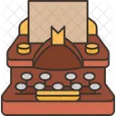 Maquina De Escribir Escritor Literatura Icon