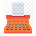 Máquina de escribir  Icono