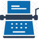Máquina de escribir  Icono
