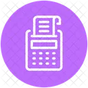 Máquina de facturación  Icono