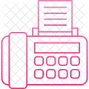 Maquina de fax  Ícone