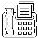 Fax Dispositivo De Saida Dispositivo Eletronico Ícone