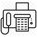 Aparelho De Fax Fax Maquina Ícone