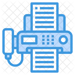 Maquina de fax  Ícone