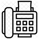 Aparelho De Fax Chamada Dispositivo Ícone