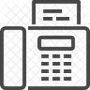 Maquina de fax  Ícone