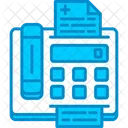 Aparelho De Fax Chamada Dispositivo Ícone