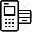 Swipemachine Pagamento Com Cartao Maquina De Cartao Ícone