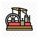 Industria De La Hilatura Icono